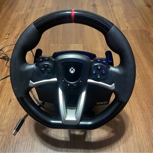 Black, Silver and red Gaming Steering Wheel Controller. no box.